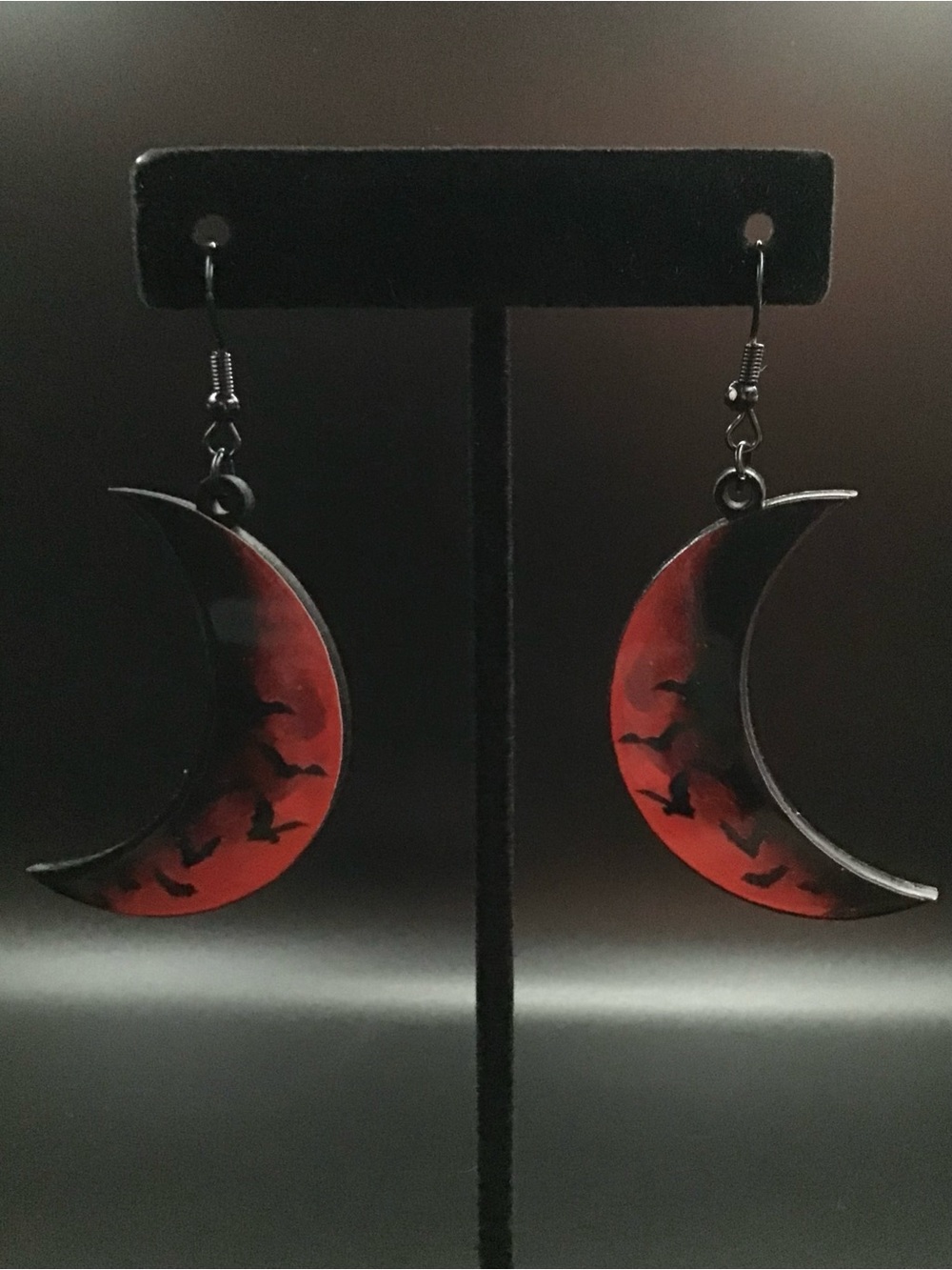 Bat Moon Earrings